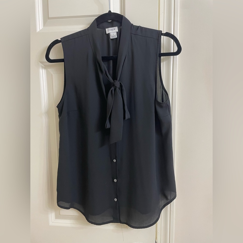 J. Crew sleeveless blouse